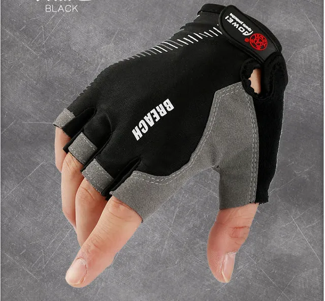 1 Pair Women/man Half Fitness Exercise Gloves