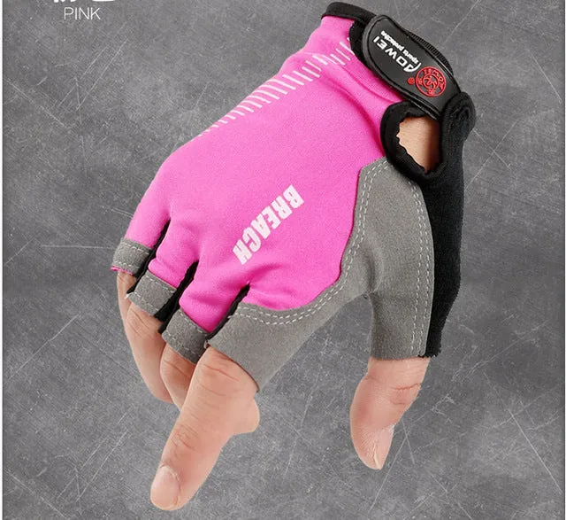 1 Pair Women/man Half Fitness Exercise Gloves