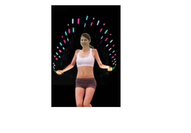 118" LIGHT UP FLASHING JUMP ROPES (sold by the piece or dozen)