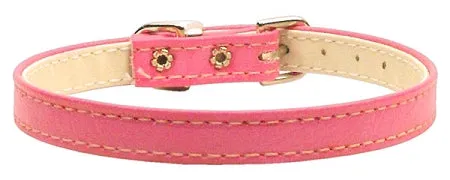 3-8" Plain Collar Pink 14