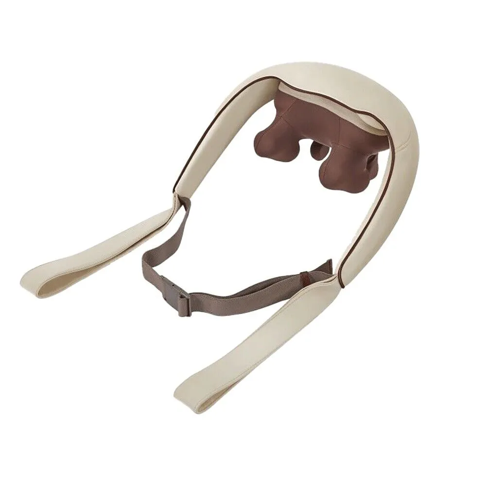 5D Massagers for Neck and Shoulder with Heat | Goletsure Pain Relief | Deep Kneading | Brown