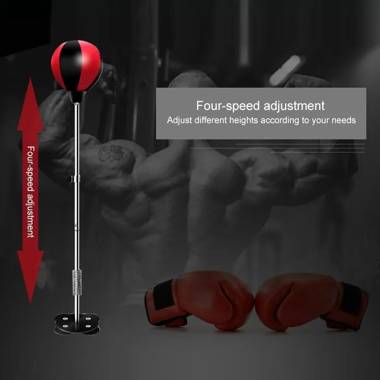 Adjustable Vertical Leather Speed Ball For Family Fitness