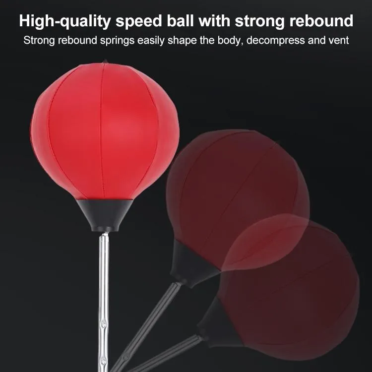 Adjustable Vertical Leather Speed Ball For Family Fitness