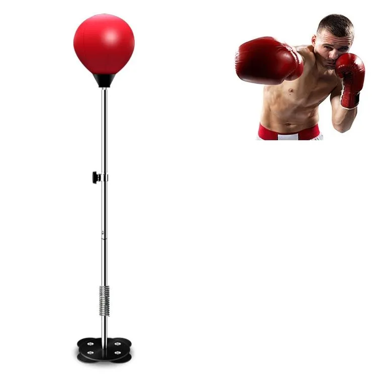 Adjustable Vertical Leather Speed Ball For Family Fitness