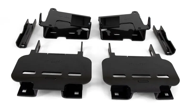 Air Lift Loadlifter 5000 Ultimate Plus Air Spring Kit - Bags/Brackets/Lines - 5000 lb. Capacity - Stainless Roll Plates - Black Powder Coat Brackets - Rear - Ford Fullsize Truck 2015-19