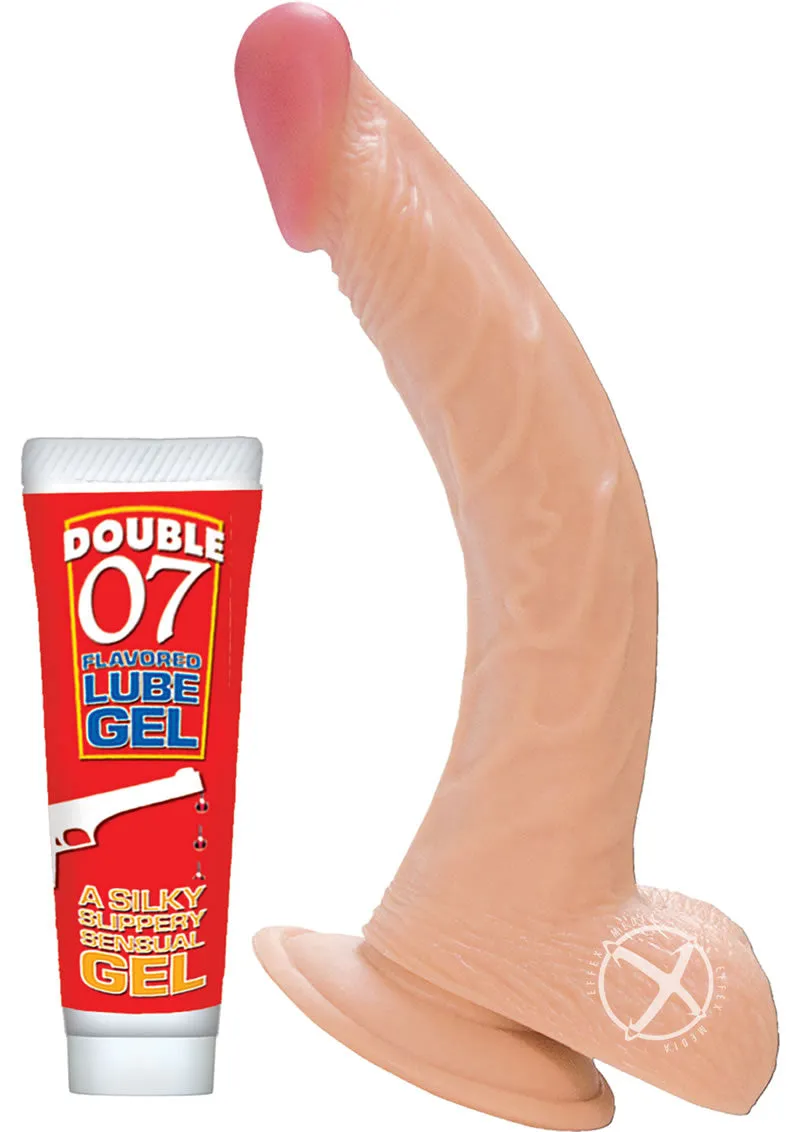 All American Whoppers Curve Dildo with Balls
