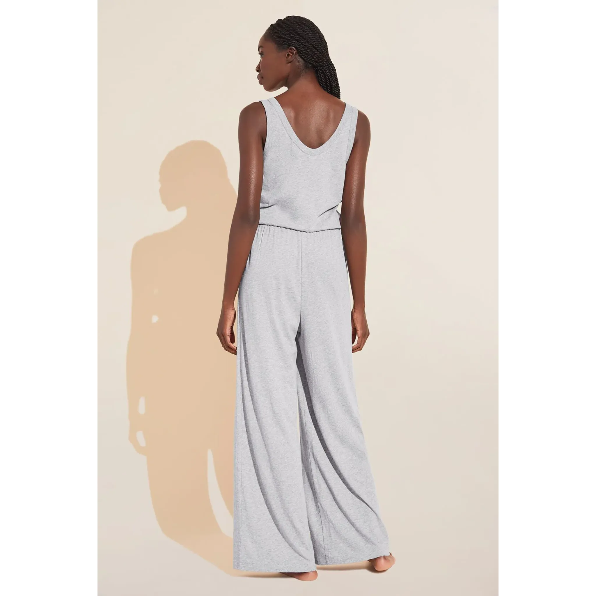 Aloe Infused Cotton Wide Leg Jumpsuit