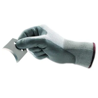 Ansell HyFlex 11-644 Light Cut Protection Gloves, Size 11, Gray/White, 11-644-11