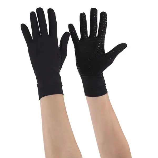 Anti-Microbial Copper Compression Full Finger Gloves