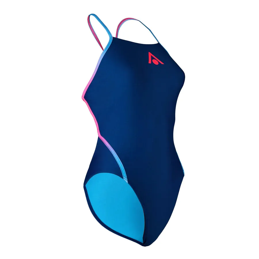 Aqua Sphere Essentials Adjustable Diamond Back Suits- Navy/Pink