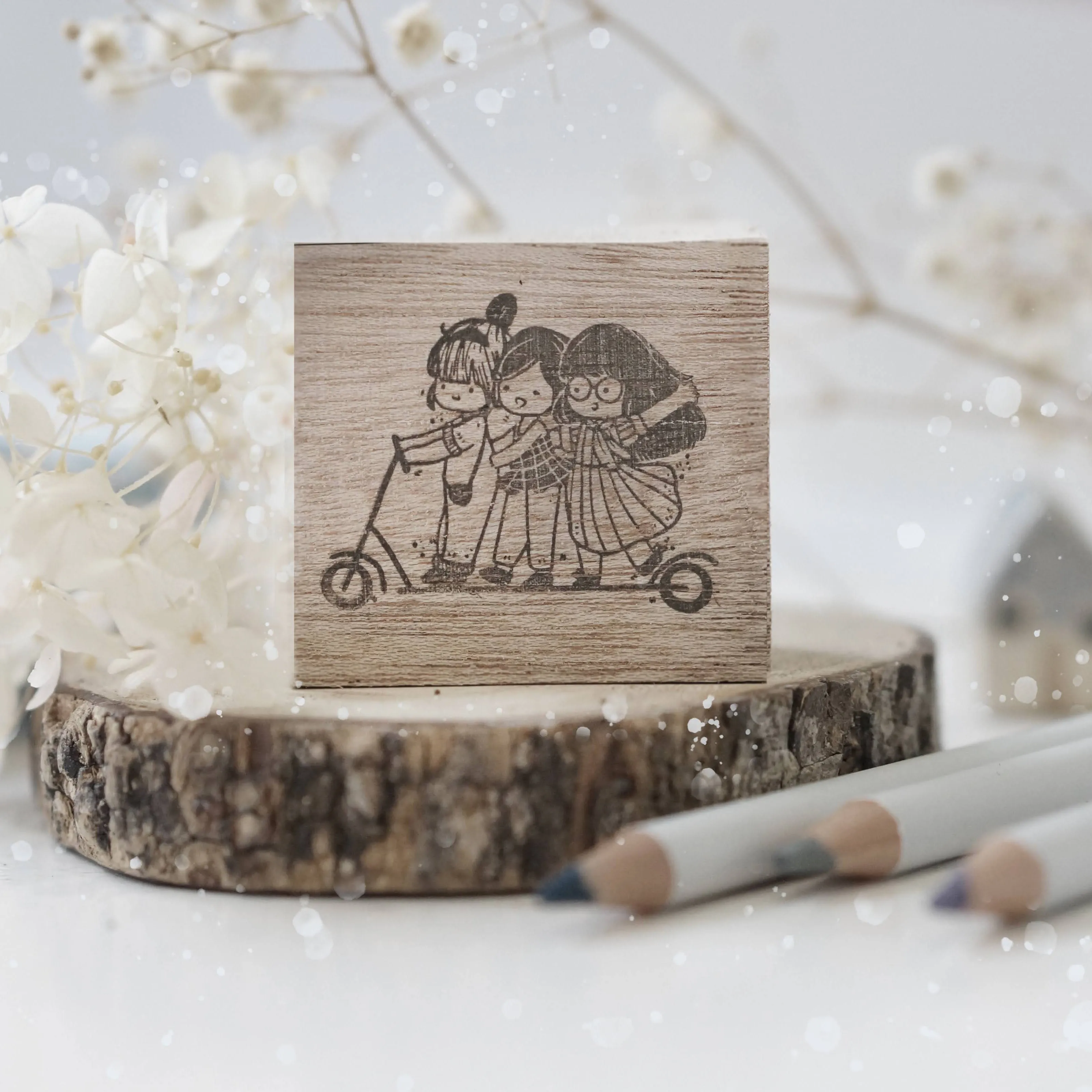 Black Milk Project Rubber Stamp - BFF Series