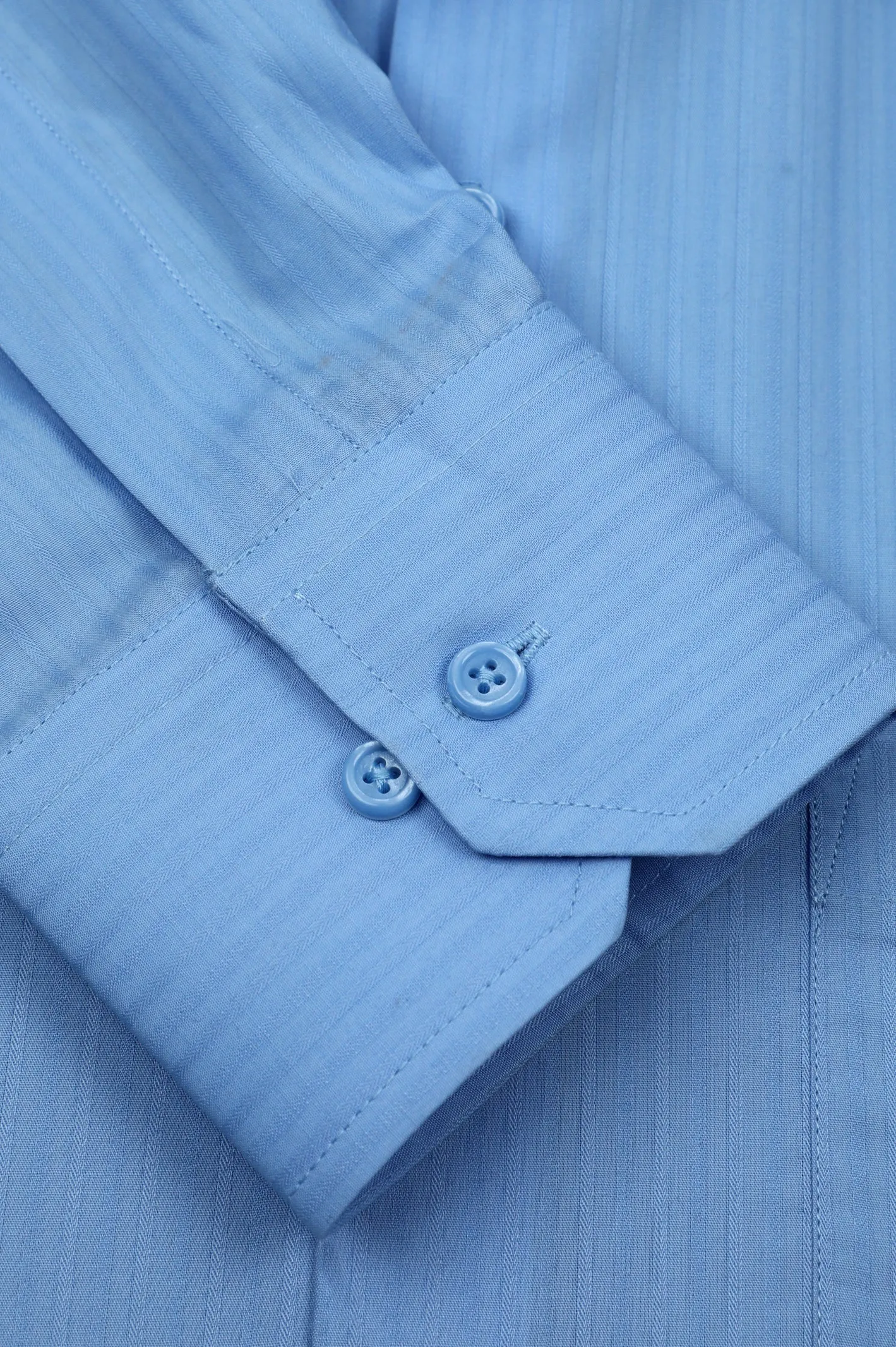 Blue Self Formal Men Shirt