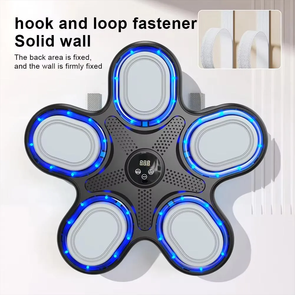 Bluetooth Music Boxing Machine With Adult Gloves - Reaction Training