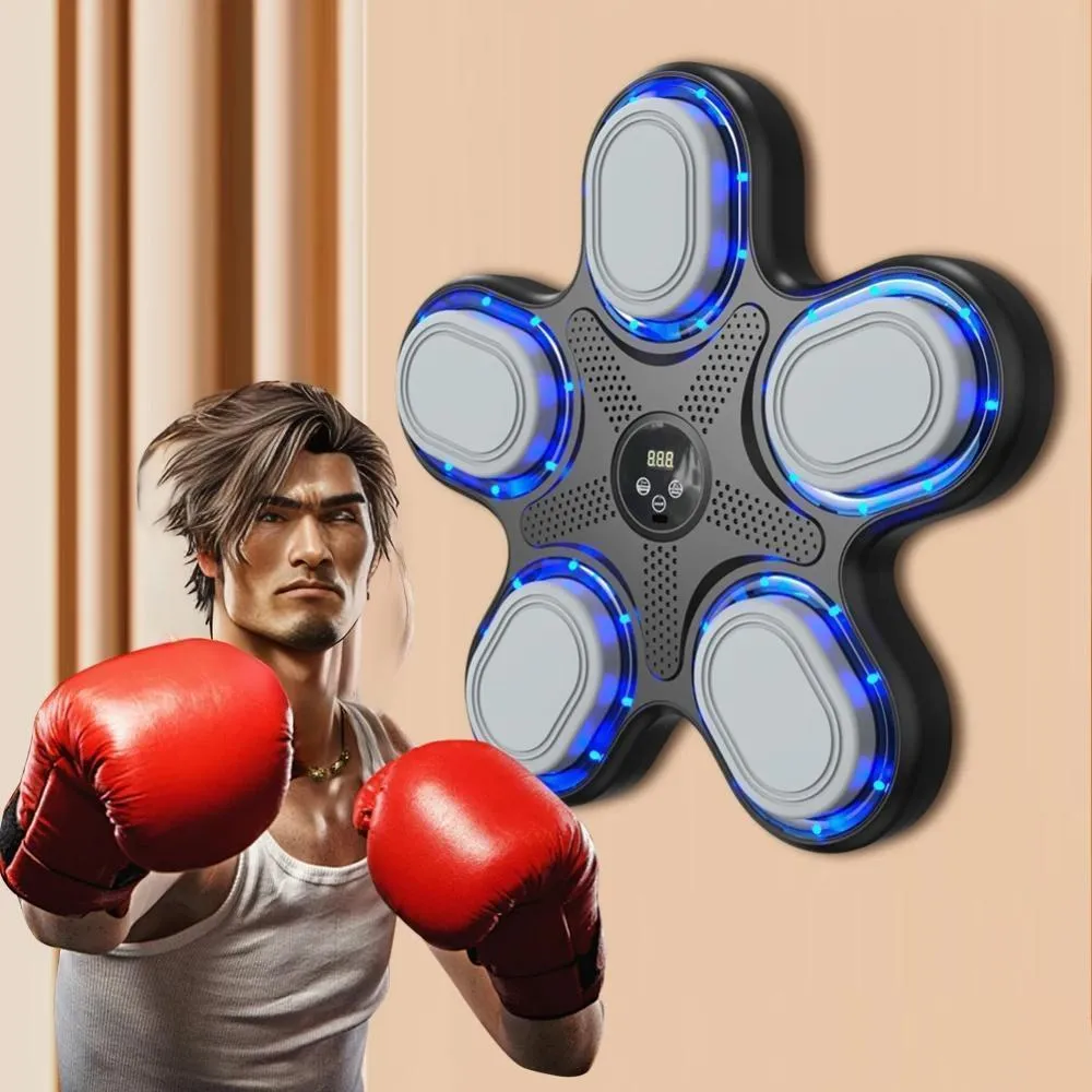 Bluetooth Music Boxing Machine With Adult Gloves - Reaction Training