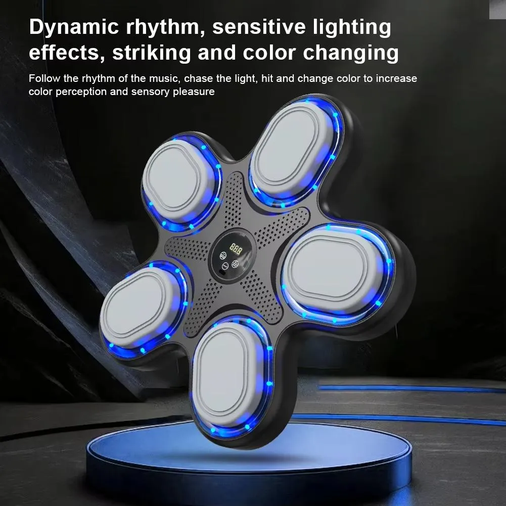 Bluetooth Music Boxing Machine With Adult Gloves - Reaction Training