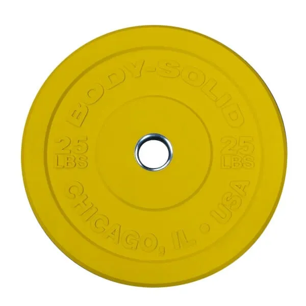 Body-Solid Chicago Extreme Colored Bumper Plates OBPXC