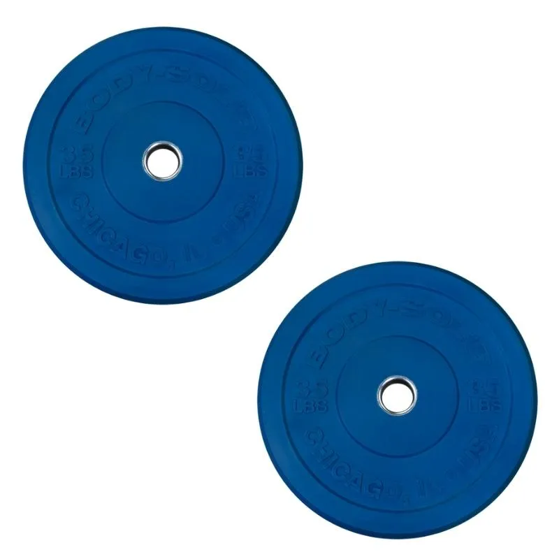 Body-Solid Chicago Extreme Colored Bumper Plates OBPXC