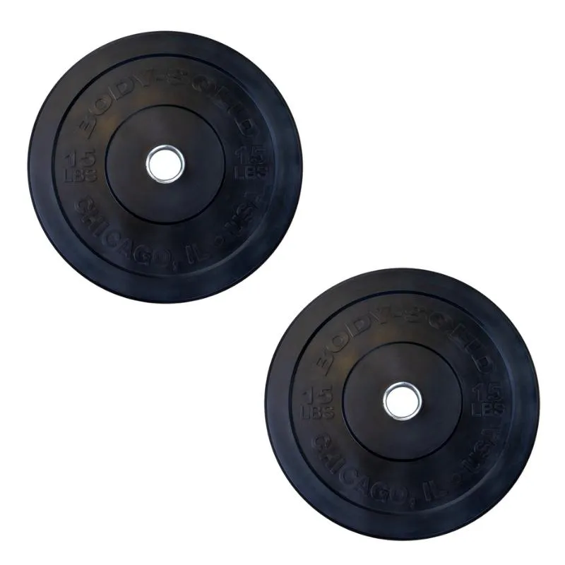 Body-Solid Chicago Extreme Colored Bumper Plates OBPXC