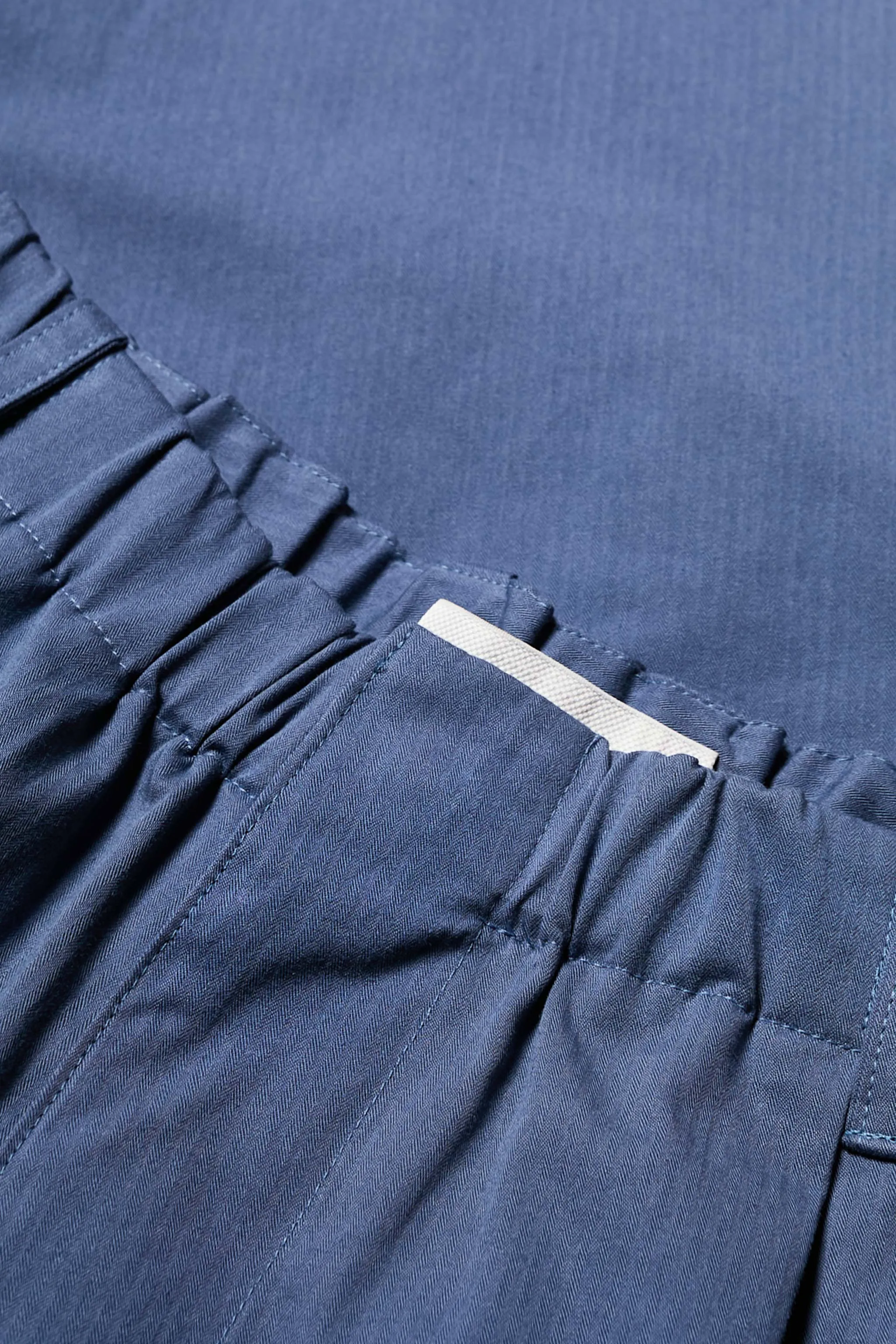 Boulder Pleat Pant Blue