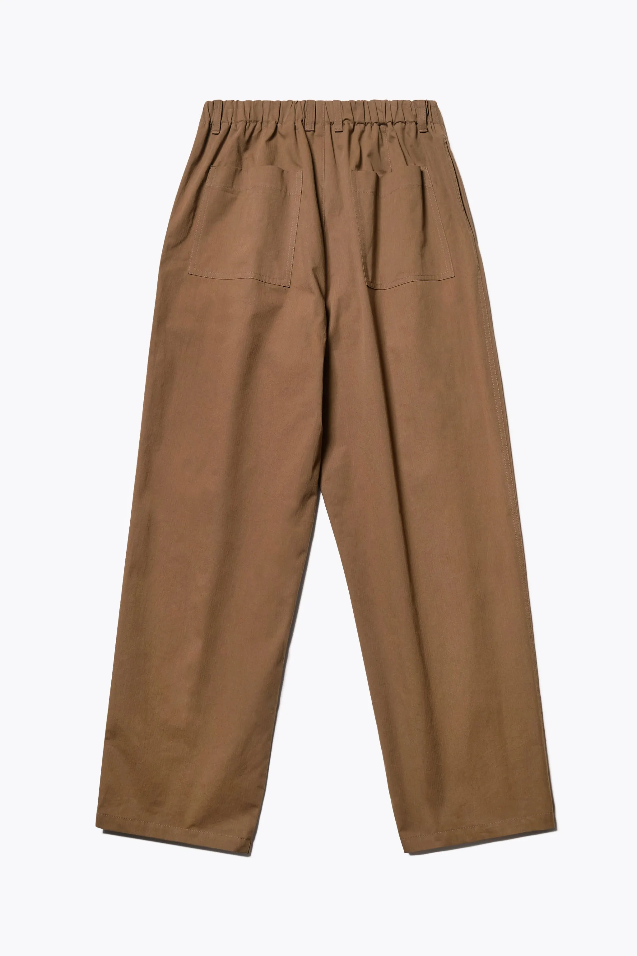 Boulder Pleat Pant Brown