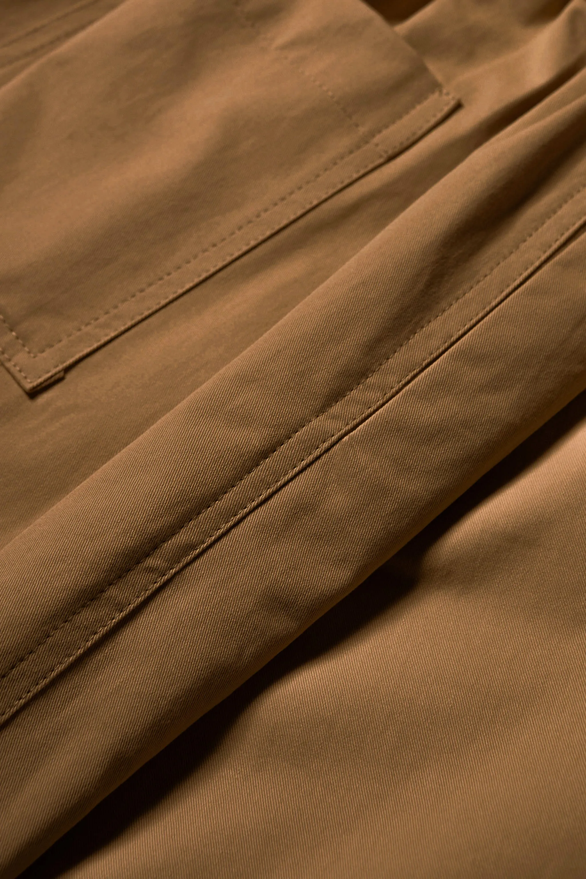 Boulder Pleat Pant Brown