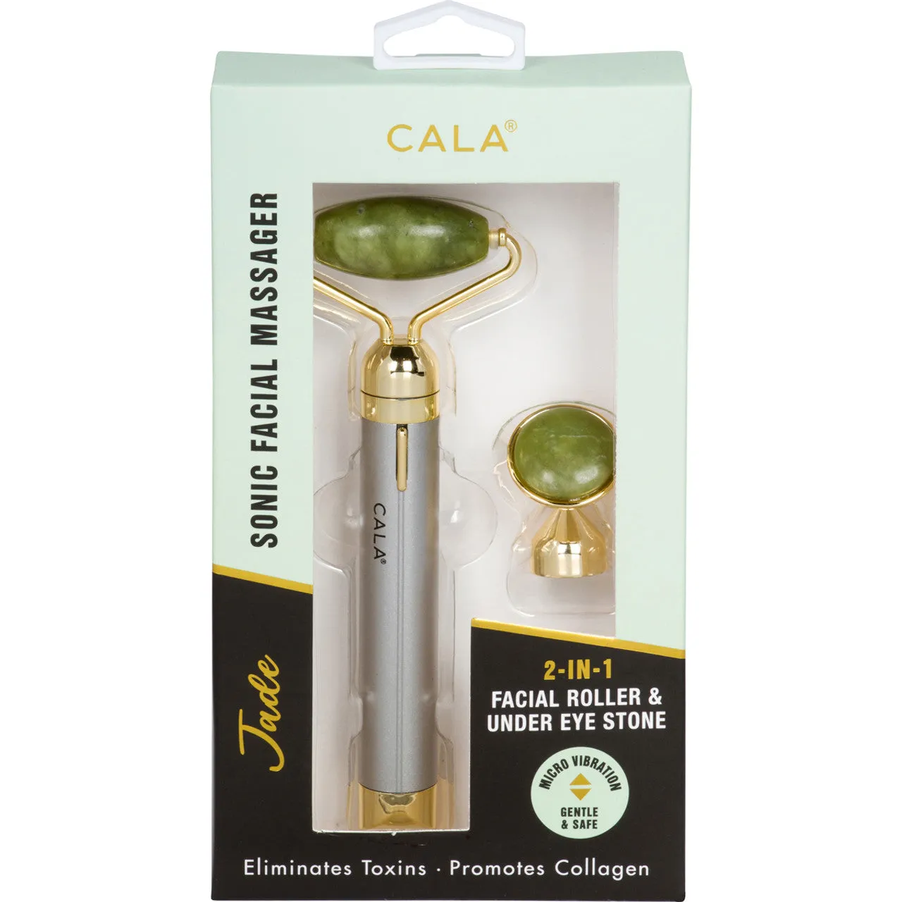 Cala 2-in-1 Jade Sonic Facial Massager
