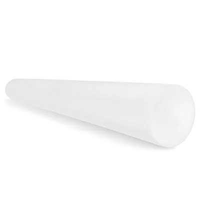 CanDo Foam Roller - Blue PE foam - 6" x 36" - Half-Round