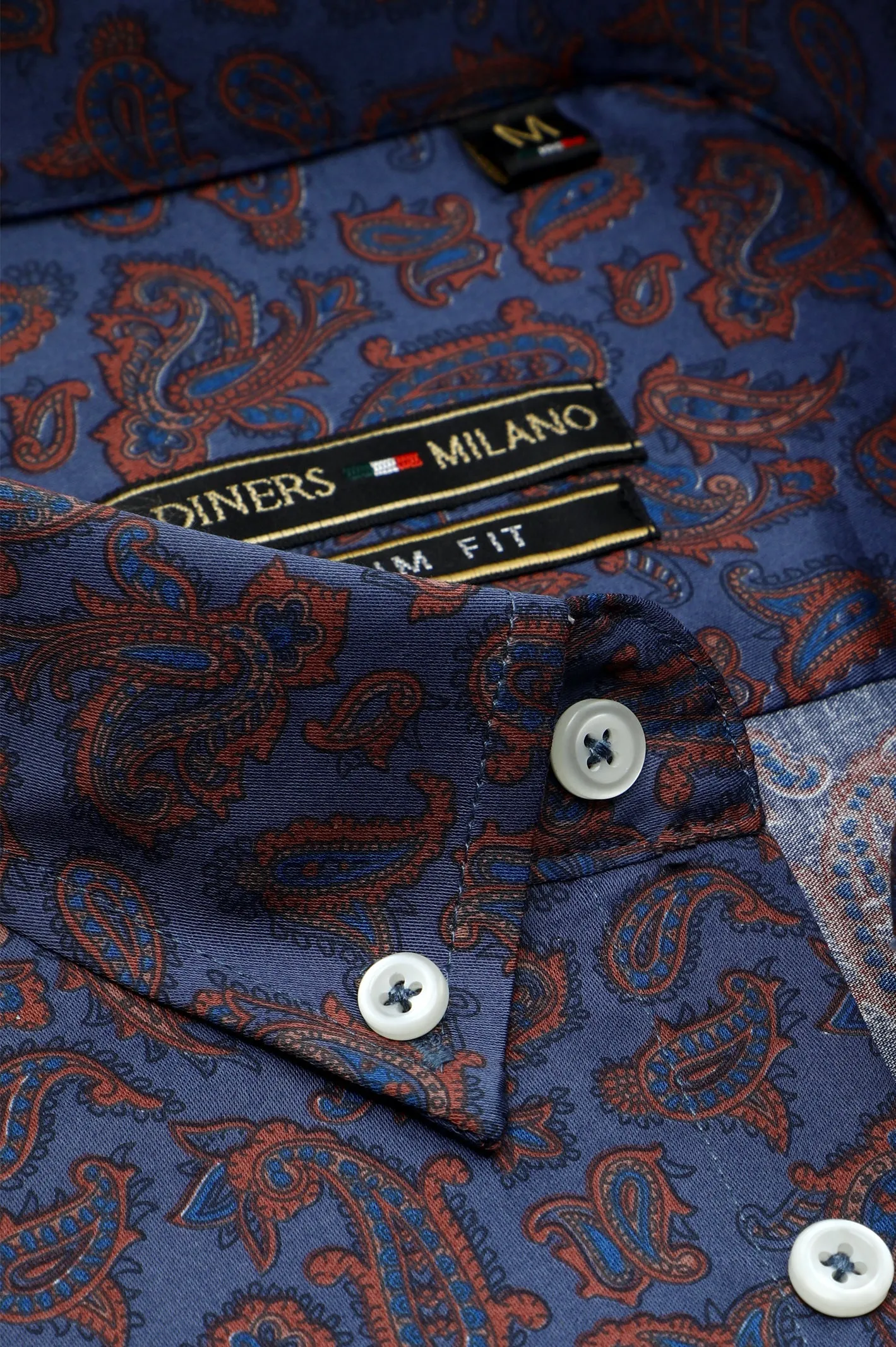 Casual Milano Shirt SKU: AM26642-D-BLUE