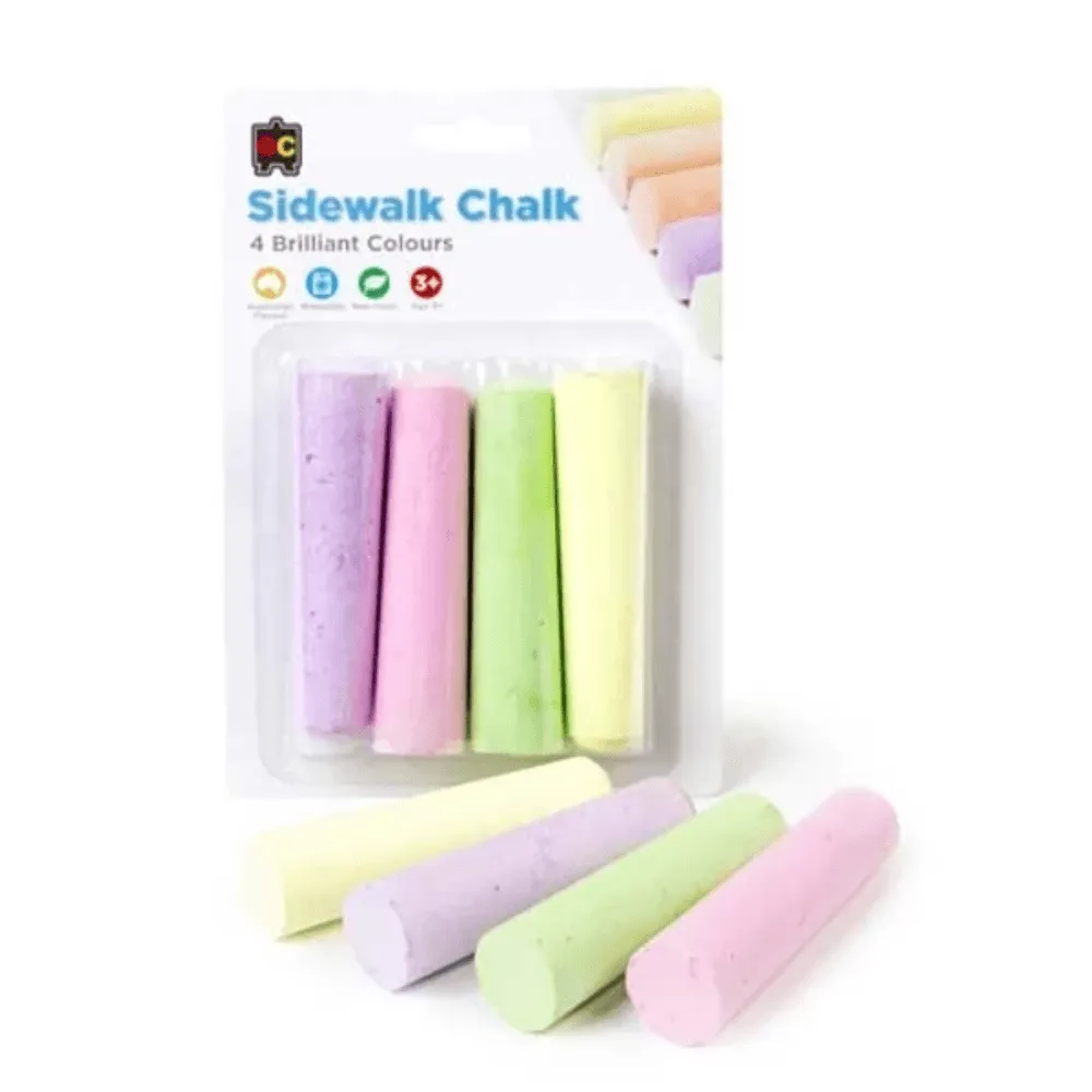 Chalk-Sidewalk Fluoro 4pcs
