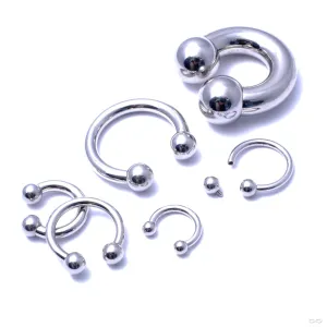 Circular Threaded Barbell Shaft in Stainless Steel from Industrial Strength