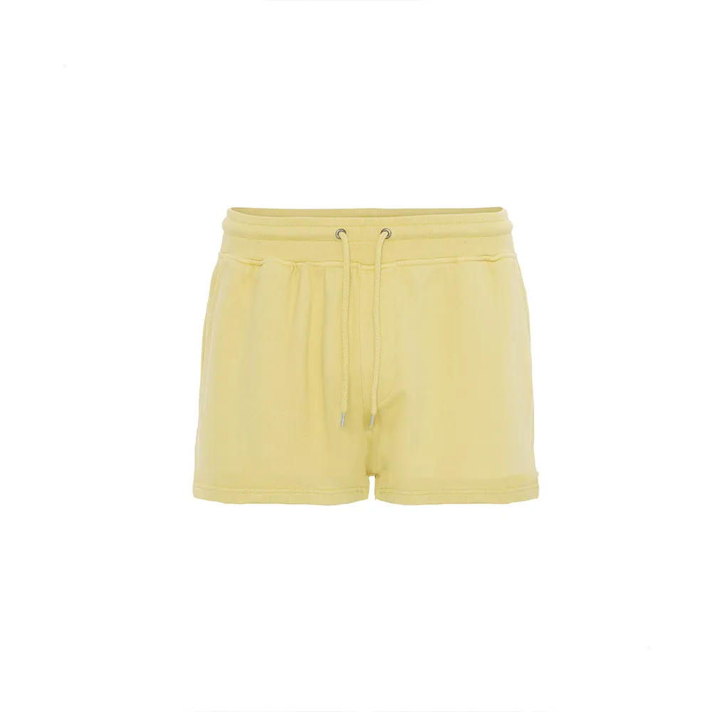 Classic Organic Sweatshorts Soft Yellow