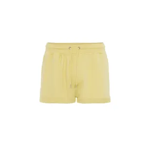 Classic Organic Sweatshorts Soft Yellow