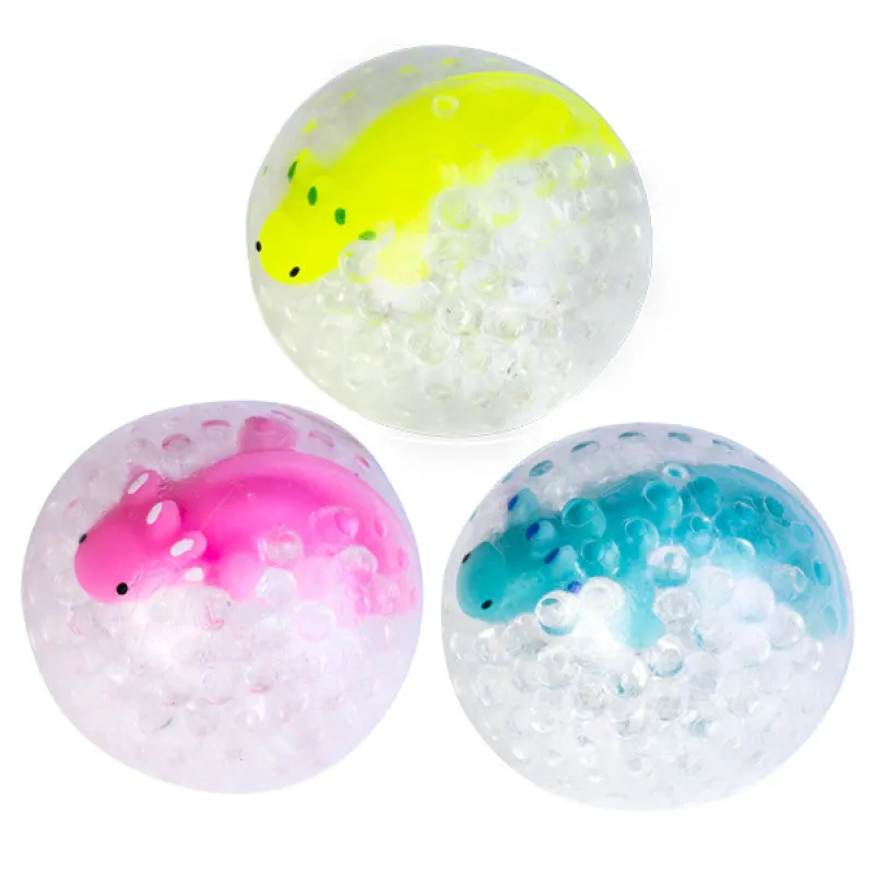 Clear Axolotl Orbeez Stress Ball Sensory Fidget Toy