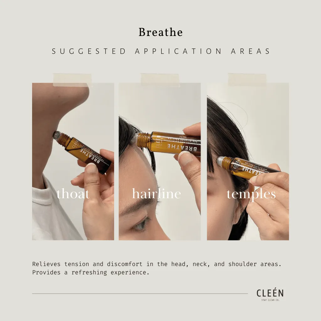 CLEEN Essential Oil: Breathe roll-on 10ml