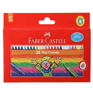 Crayons Fabercastell Wax Round 75mm 8mm Set