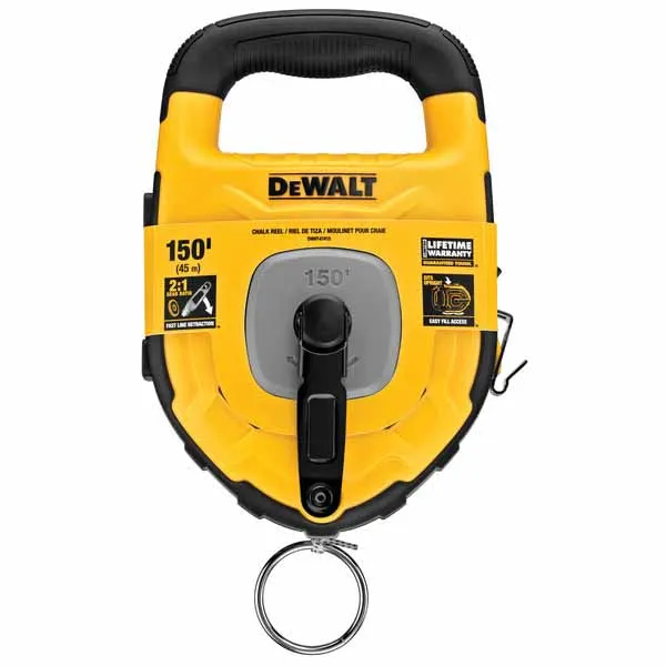 DeWalt DWHT47415 150 FT. Large Capacity Chalk Reel