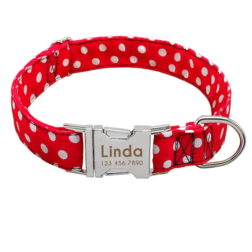 Dog's Polka Dot Collar