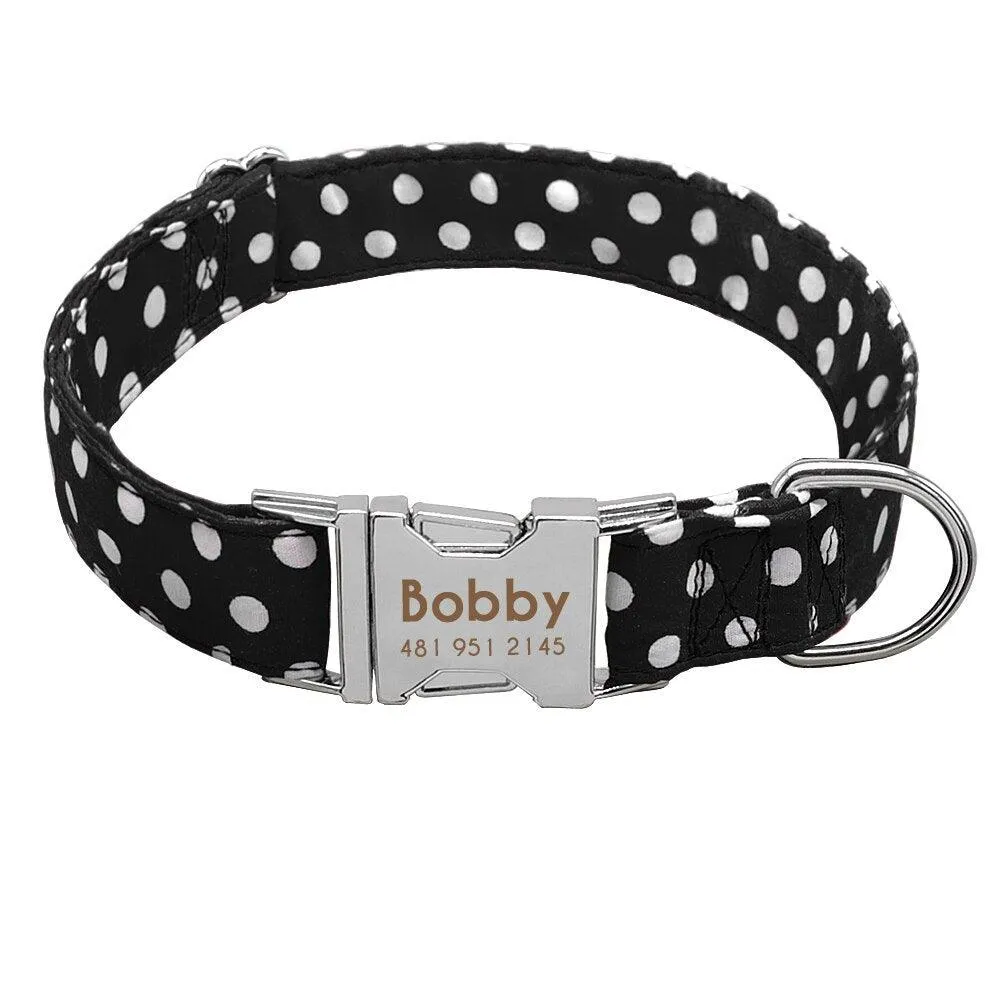 Dog's Polka Dot Collar