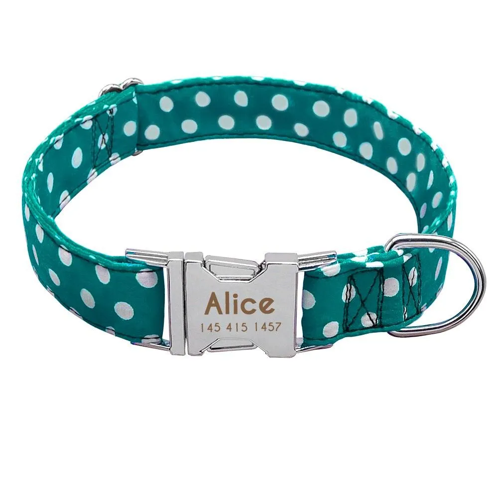 Dog's Polka Dot Collar