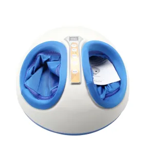 DSSTYLES 1 Set Smart Sole Airbag Heating Massager Pedicure Machine Blue