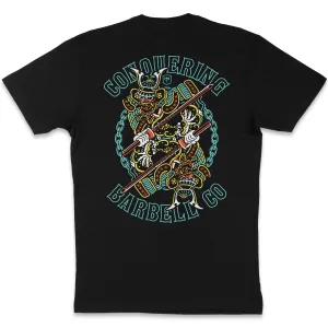 Dual Samurai - Black Tee