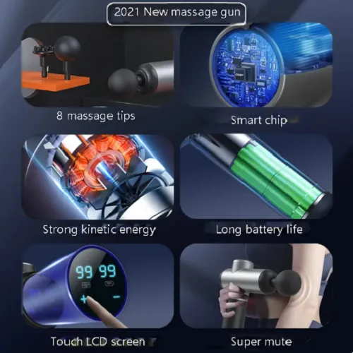 Fascia Gun LCD Screen Professional Massage Gun