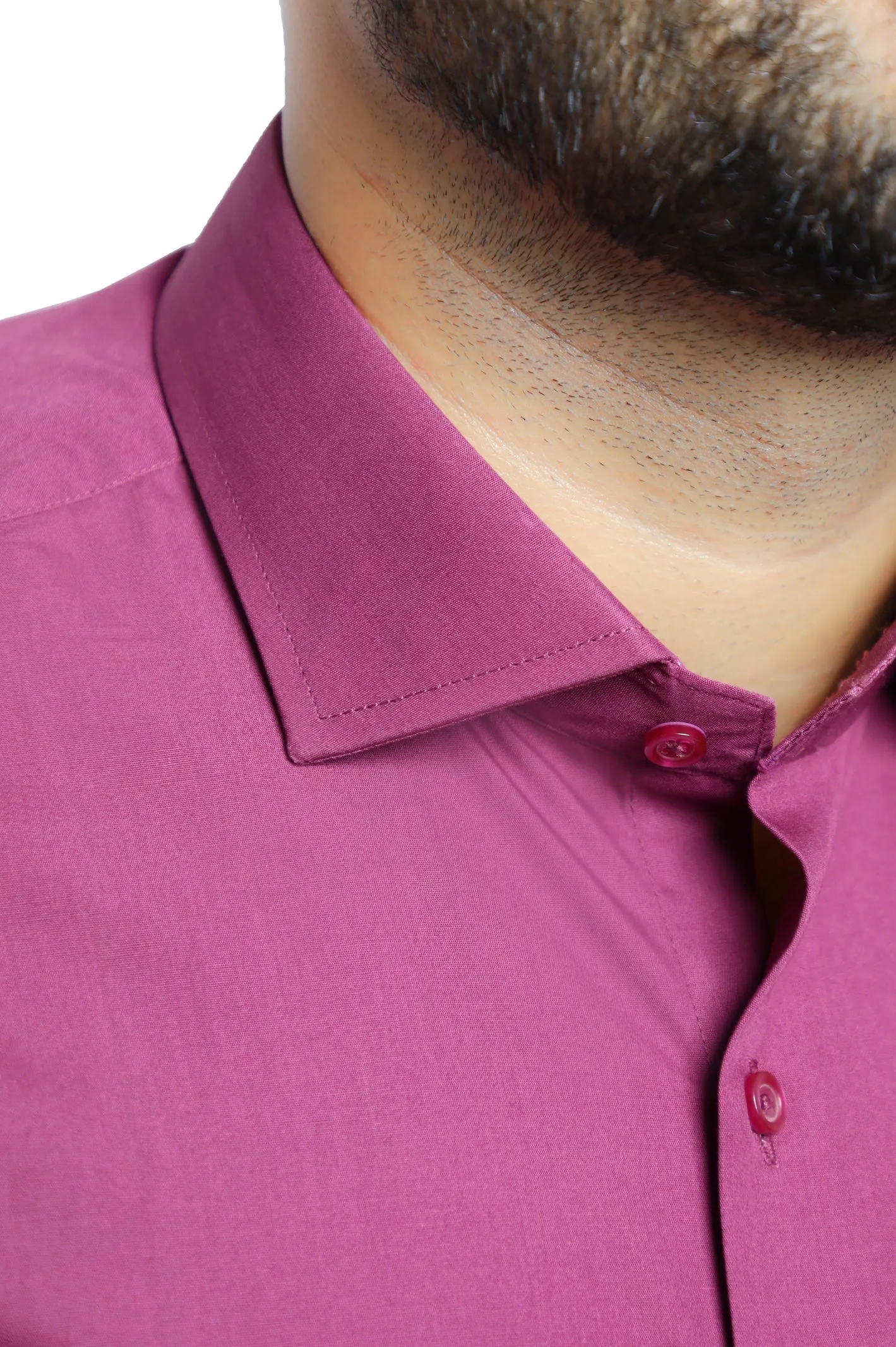 Formal Plain Shirt in D-Purple SKU: AB203-D-PURPLE