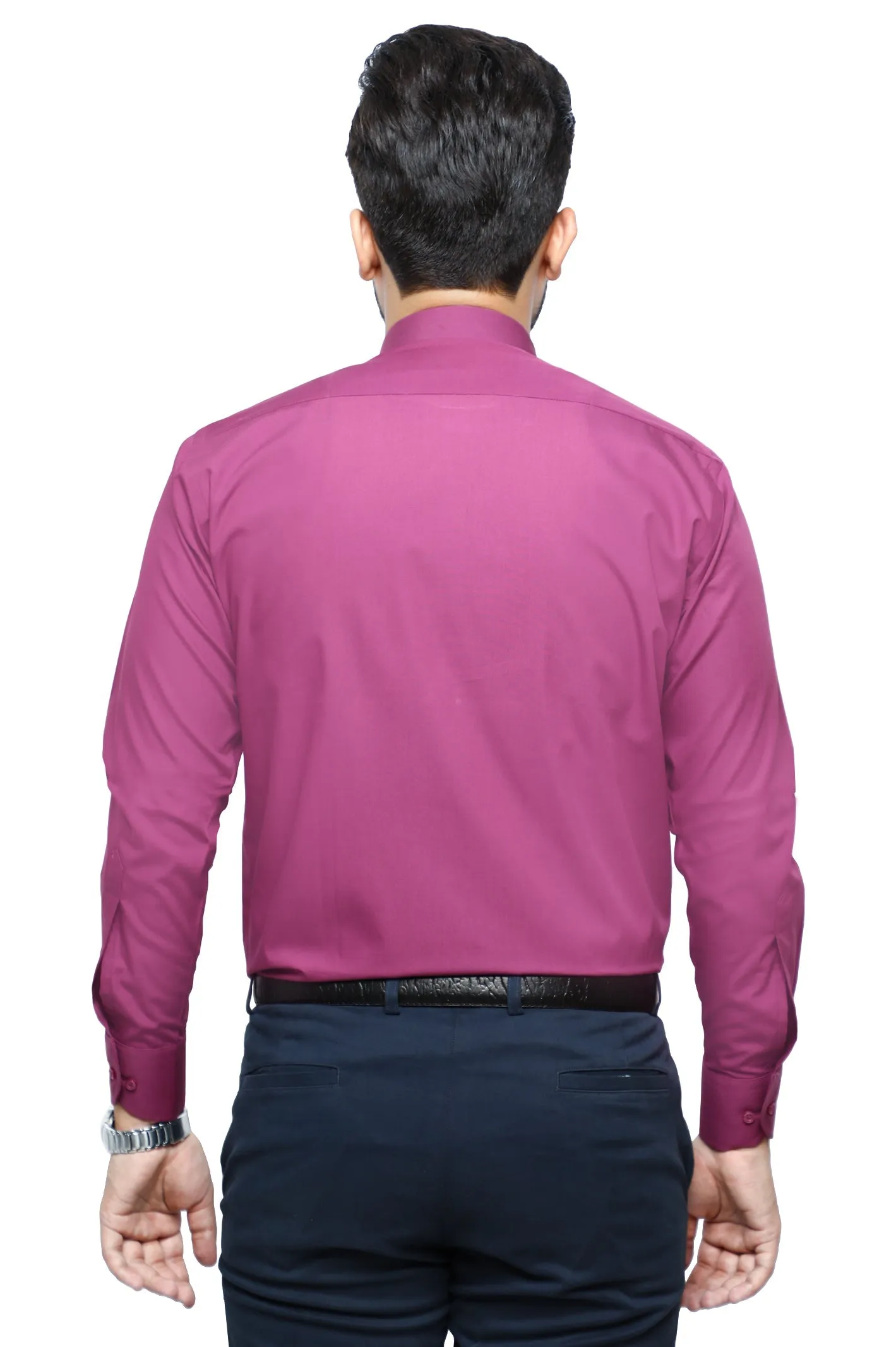 Formal Plain Shirt in D-Purple SKU: AB203-D-PURPLE