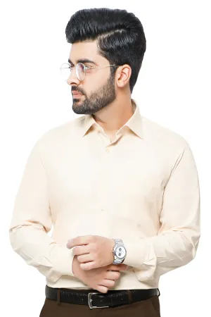 Formal Plain Shirt In L-Fawn SKU: AB203-L-Fawn