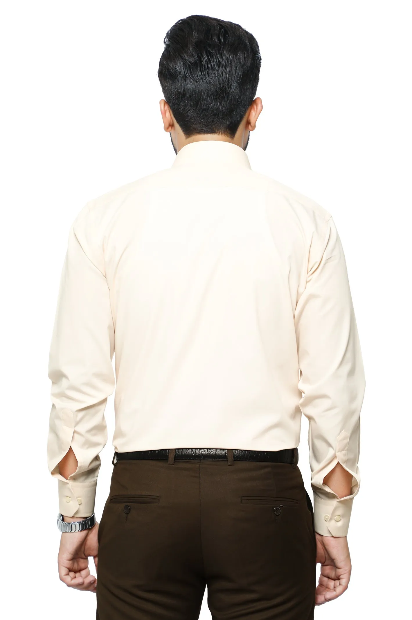 Formal Plain Shirt In L-Fawn SKU: AB203-L-Fawn