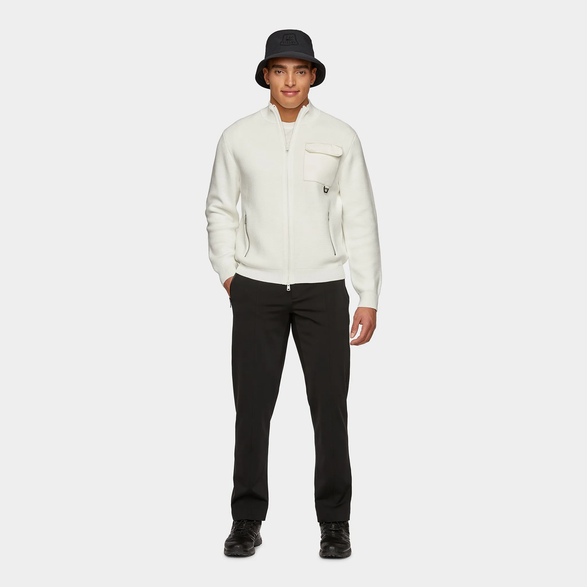 Full Zip Cotton Cardigan