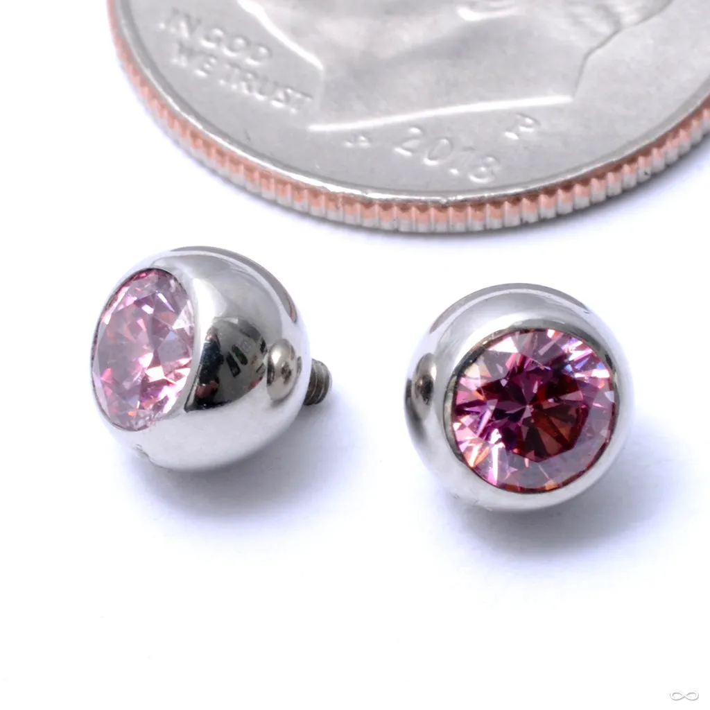 Gem Ball Threaded End in Stainless Steel from Industrial Strength