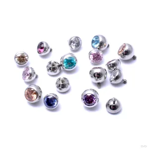 Gem Ball Threaded End in Stainless Steel from Industrial Strength
