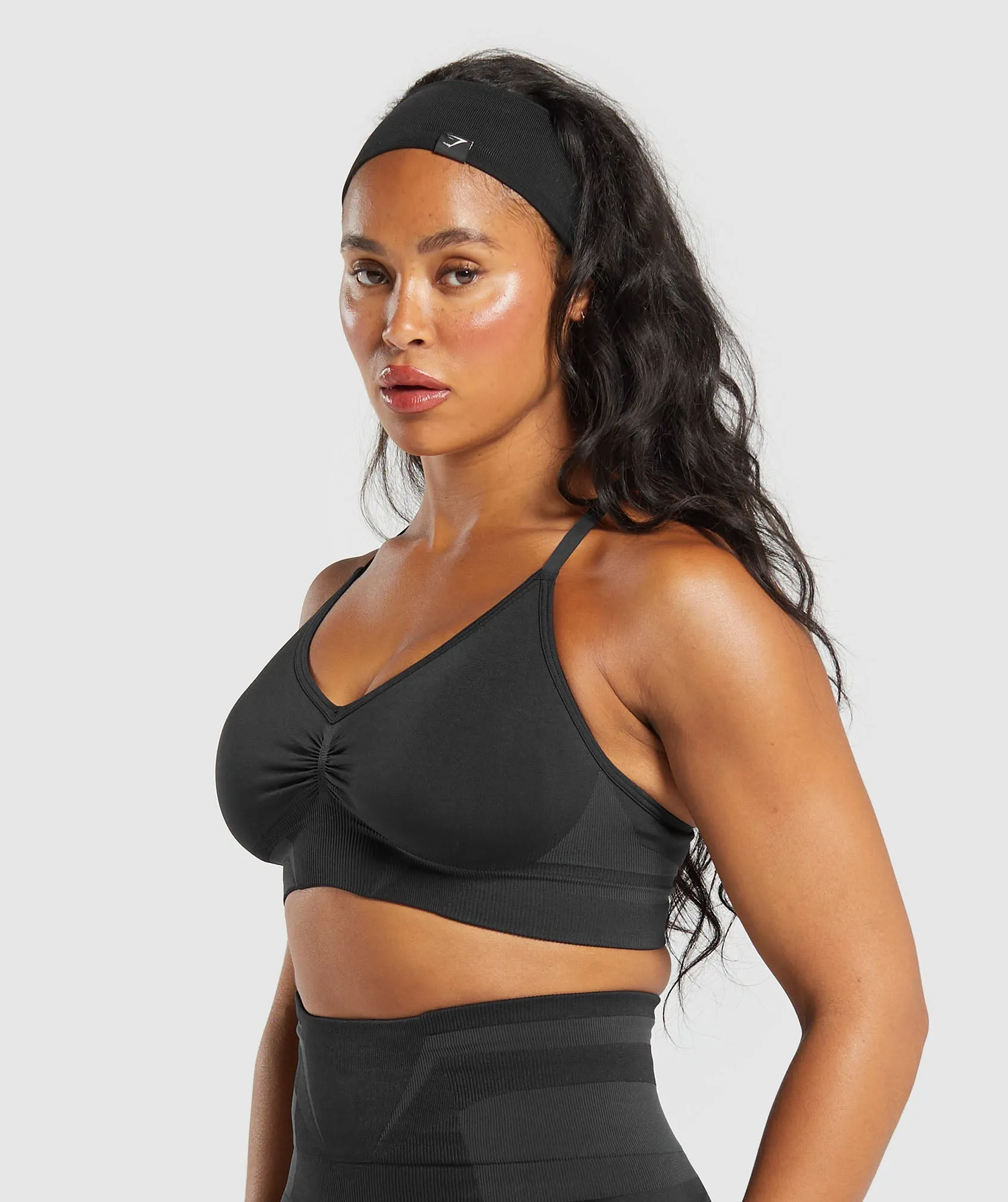 Gymshark Boost Bra - Black/Asphalt Grey